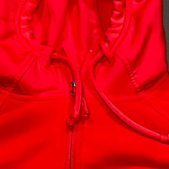 Columbia Pink Fleece Full Zip Hoodie Girls XL Thumbhole Sleeves - Picture 6 of 10